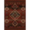 Mayberry Rug 5 ft. 3 in. x 7 ft. 3 in. American Destination Phoenix Area Rug, Red AD9450 5X8